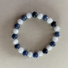 Bracelet Pierre de Lune / Dumortiérite
