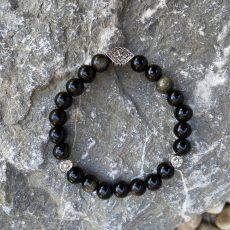 bracelet obsidienne