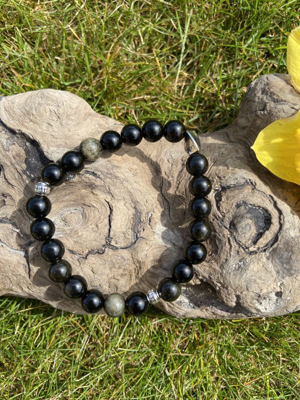 bracelet obsidienne