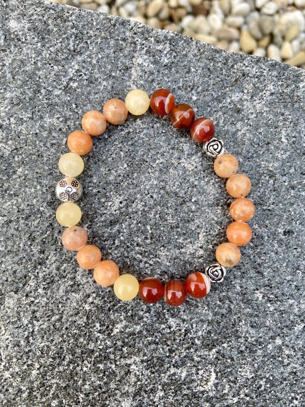bracelet cornaline