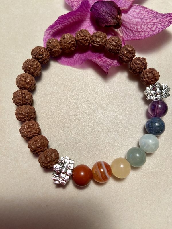 bracelet rudraksha chakra