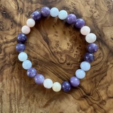 bracelet lépidolite beryl