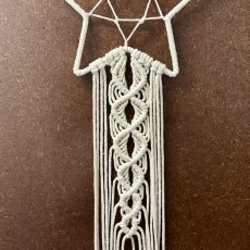 étoile macramé attrape reve