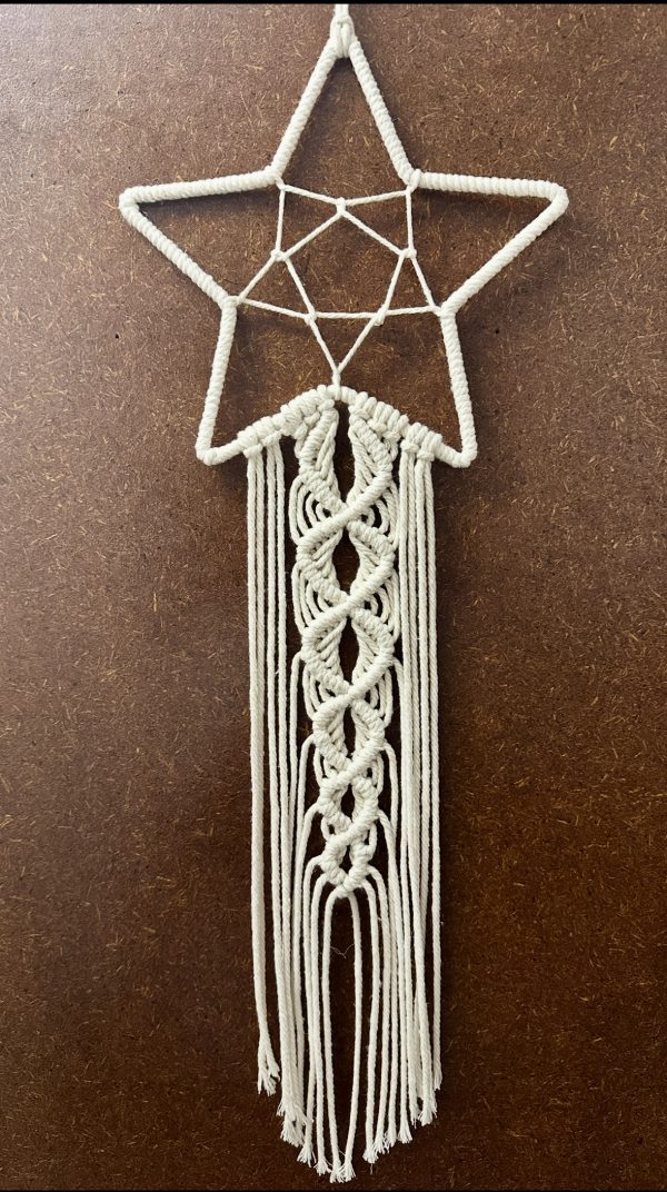 étoile macramé attrape reve