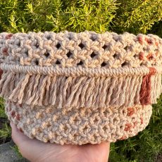 panier macramé