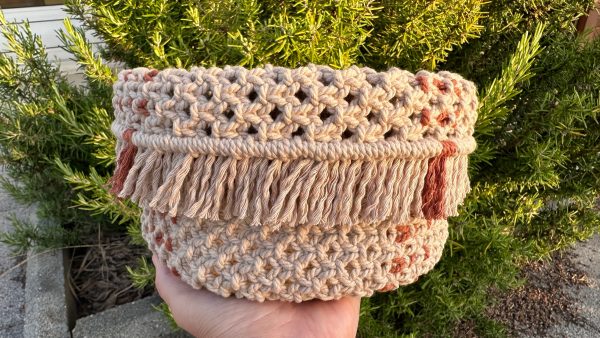 panier macramé