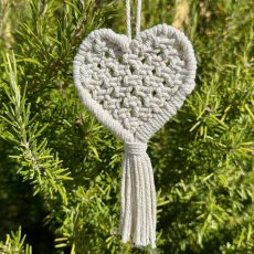 coeur macramé