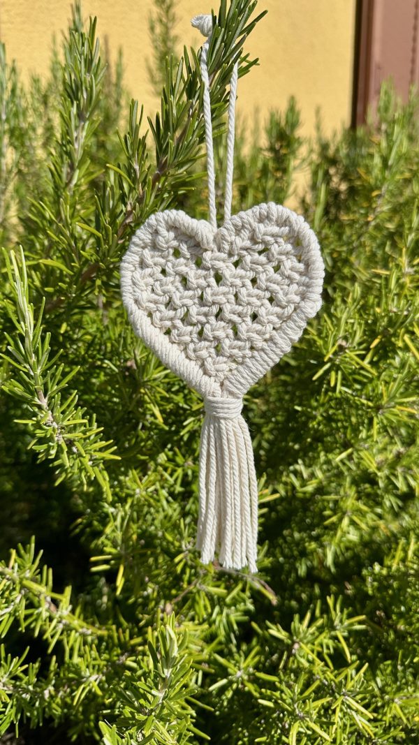 coeur macramé