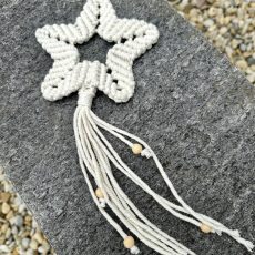 étoile macramé
