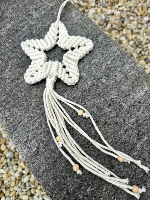 étoile macramé