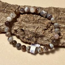 bracelet agate botswana