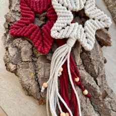 étoile macramé
