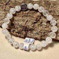 Bracelet Cristal de Roche craquelé + MAT