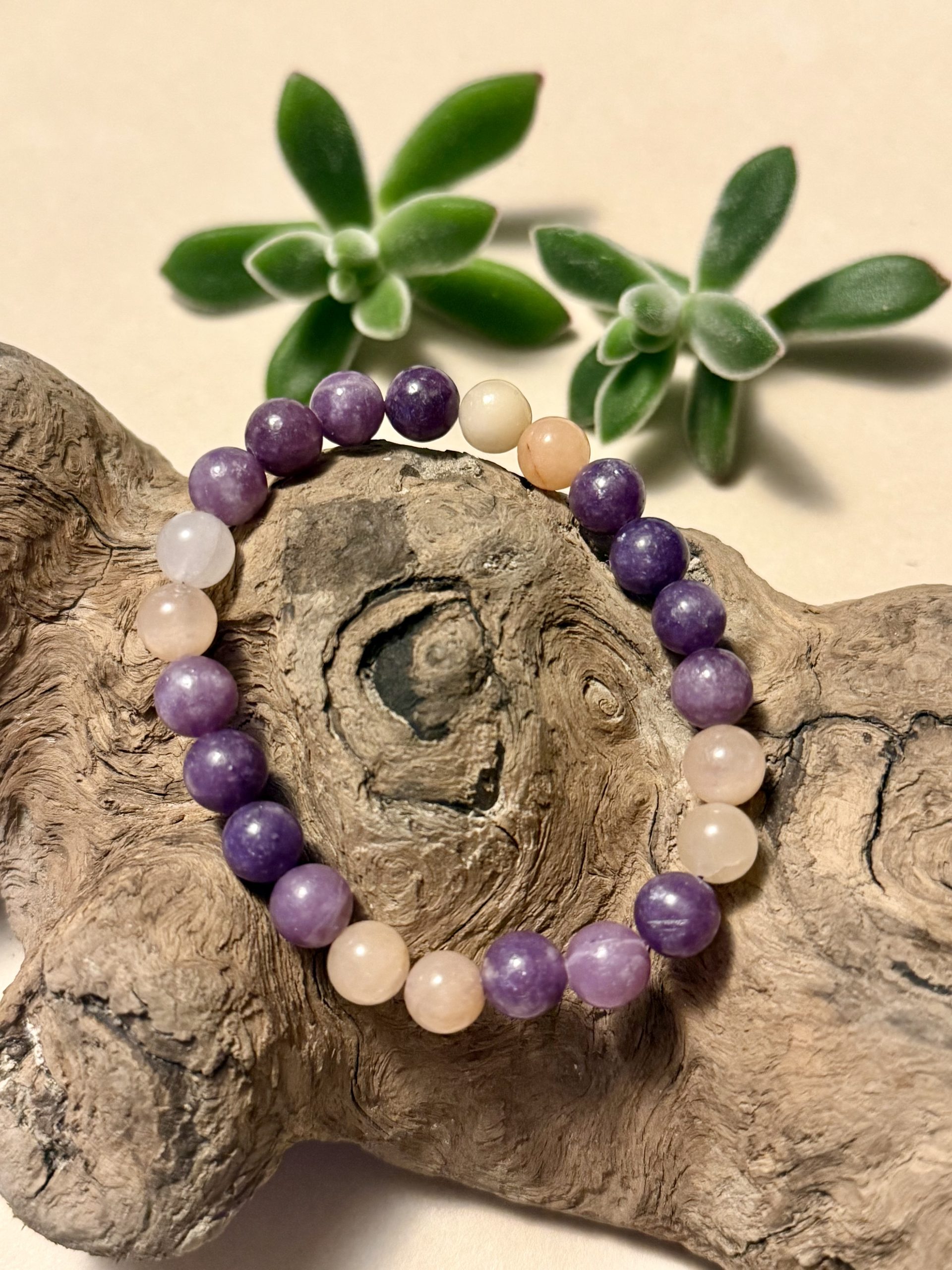 bracelet lepidolite aeventrine